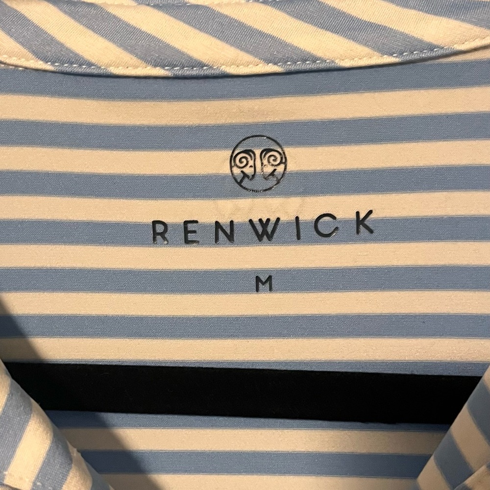 Classic Blue and White Striped Long Sleeve Top - Picture 2 of 4
